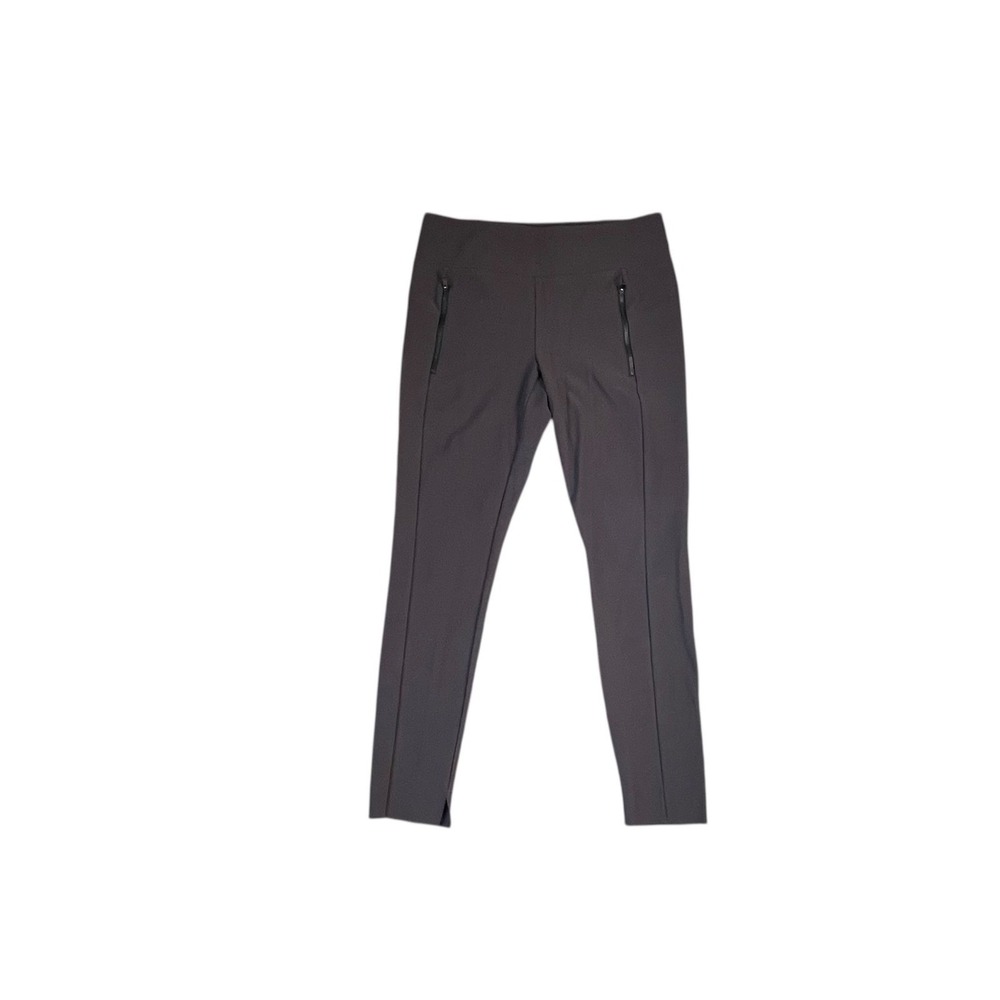 Athleta Brooklyn Pants Womens M High Rise Travel Work Stretch Slim Ankle